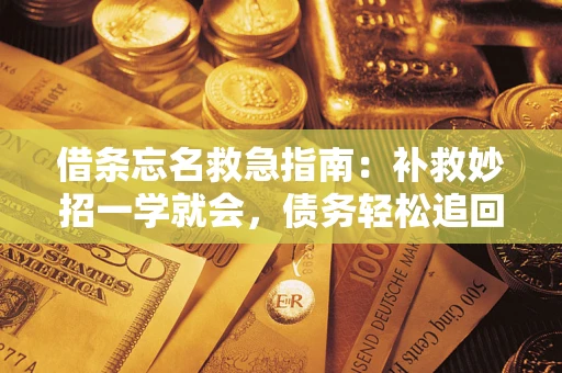 武汉借条忘名救急指南：补救妙招一学就会，债务轻松追回！