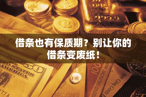 武汉借条也有保质期？别让你的借条变废纸！