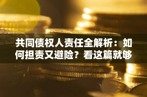 武汉共同债权人责任全解析：如何担责又避险？看这篇就够了！